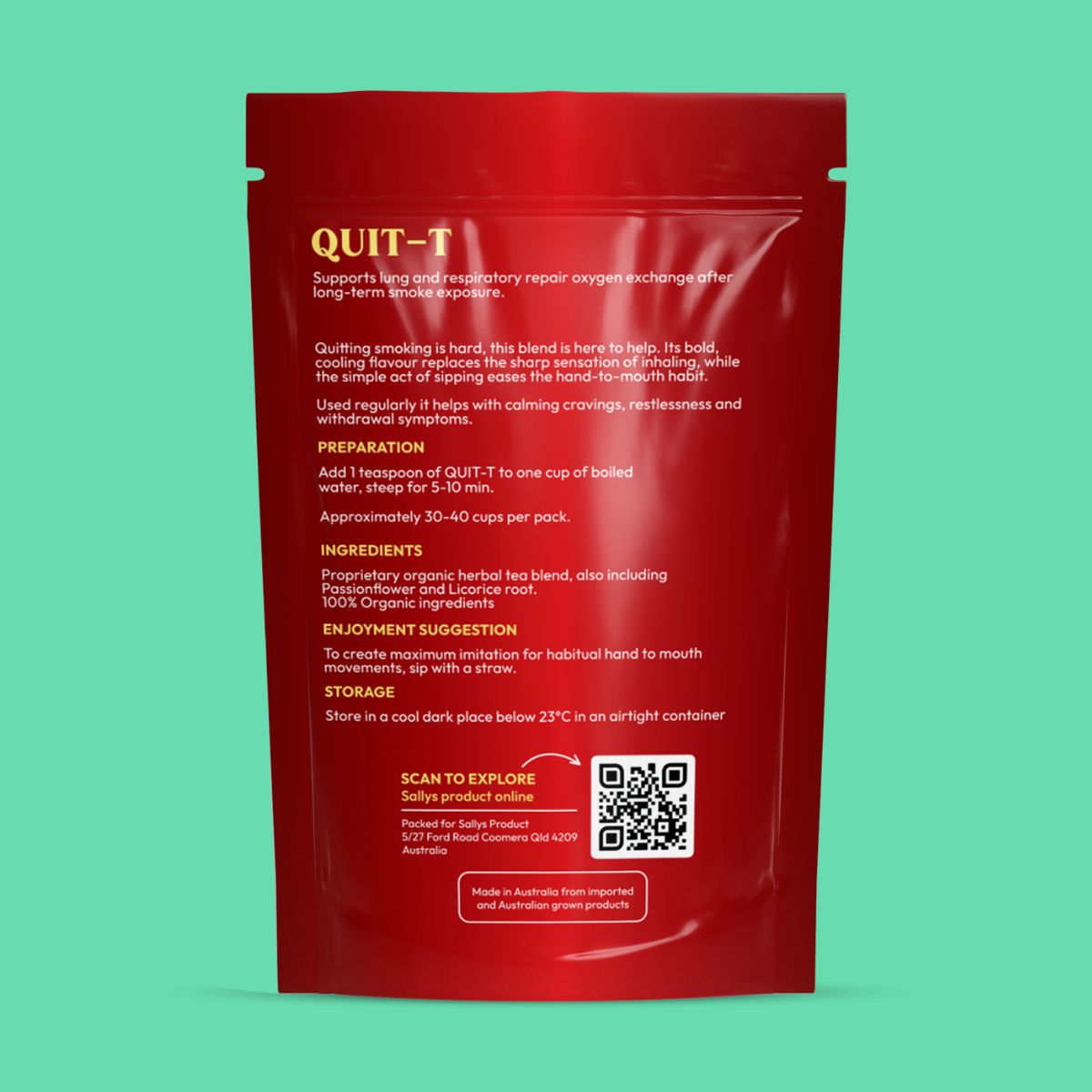 Quit-T - Stop Smoking - Naturally