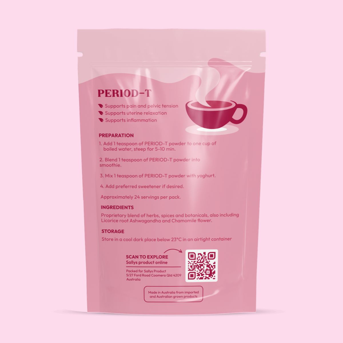 Period-T - Period Pain and Cramp Relief Naturally
